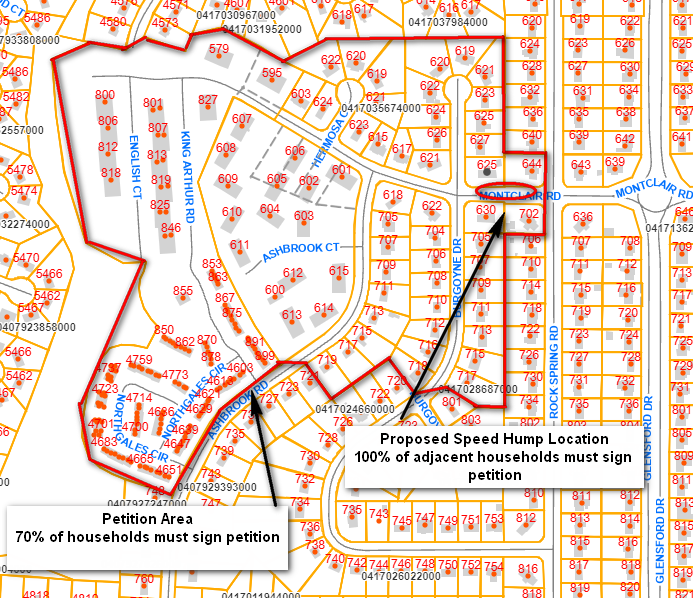 Montclair Road Petition Map.png