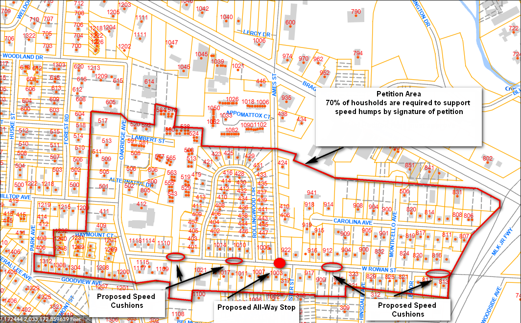 W Rowan Street Speed Cushions.png