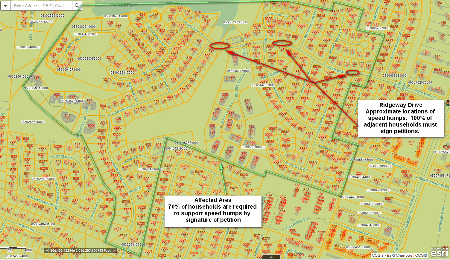 Ridgeway Drive Petition Map.png