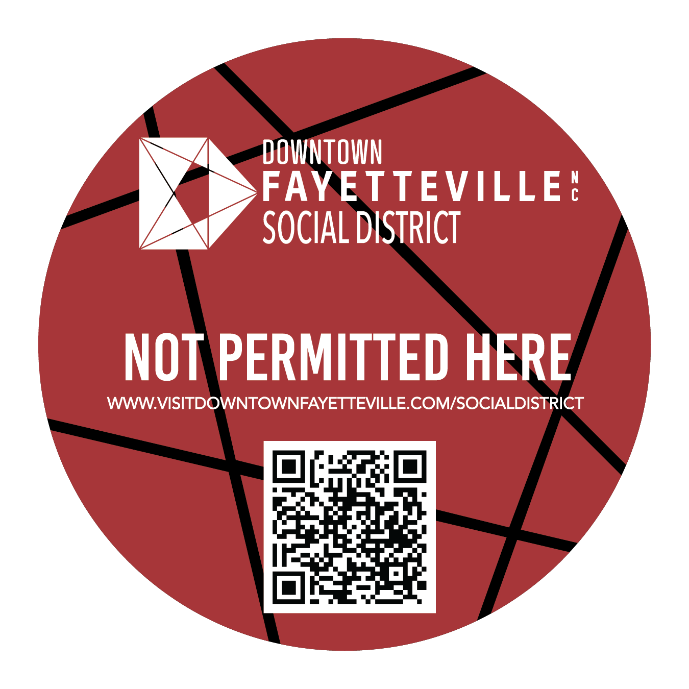 Social District Not Permitted Here Door Sticker.png